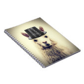 Alpaca in een slokdarm notitieboek (Rechterzijde)