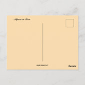 Alpaca in Peru Briefkaart (Achterkant)