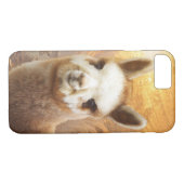 Alpaca iPhone 7 Hoesje glimlachen (Achterkant (Horizontaal))