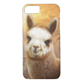 Alpaca iPhone 7 Hoesje glimlachen (Achterkant)