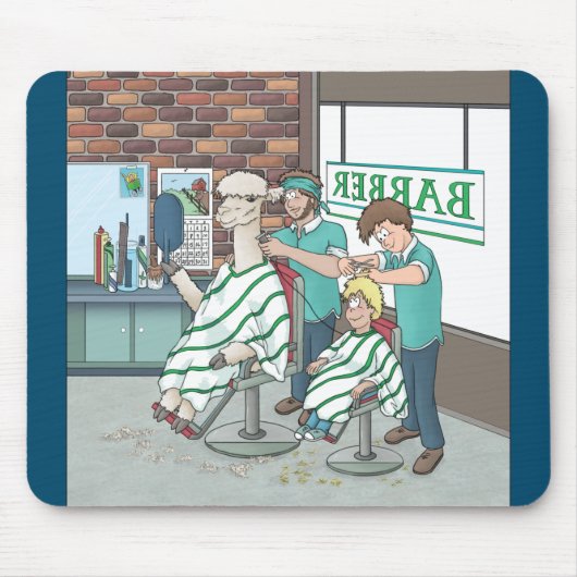 Alpaca kapsel muismat (Voorkant)