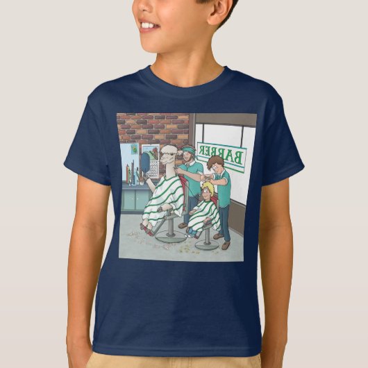 Alpaca kapsel t-shirt (Voorkant)