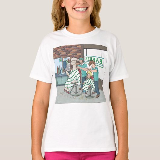 Alpaca kapsel t-shirt (Voorkant)