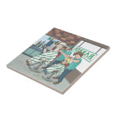 Alpaca kapsel tegeltje (Zijkant)