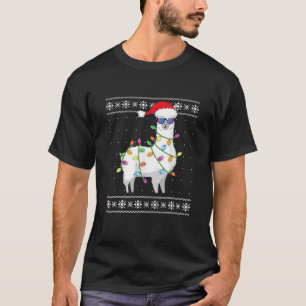 Alpaca kerstboom Funny Ugly KerstSweater T-shirt
