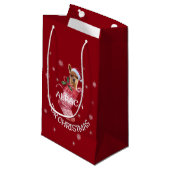 Alpaca kerstcadeau klein cadeauzakje (Voorkant Gekanteld)