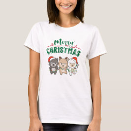Alpaca Kerstdieren Alpaca T-shirt