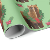 Alpaca kerstpapier cadeaupapier (Rol Hoek)