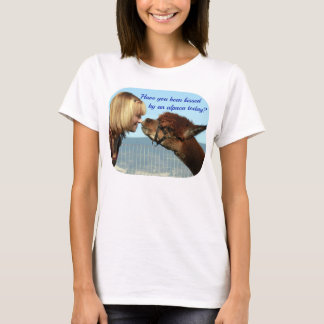 Alpaca Kisses Dames bovenaan T-shirt