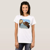Alpaca Kisses Dames bovenaan T-shirt (Voorkant volledig)