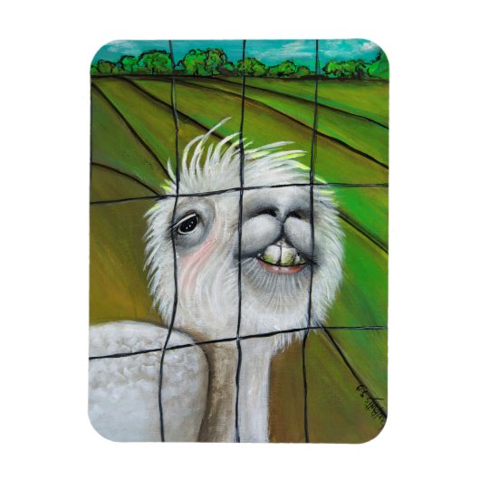 Alpaca - Kleine Dreamer magneet (Verticaal)