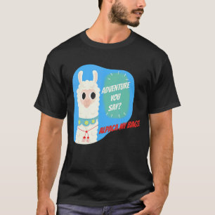 Alpaca Lama Avontuur Dierentuin Boerderij Dier T-shirt