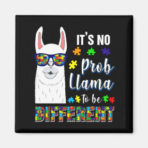 Alpaca Lama Dier Autisme Bewustzijn T Shirt Magneet