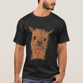 Alpaca Lama Lieve Alpaca Lieve Alpaca Alpaca Hoofd T-shirt