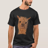 Alpaca Lama Sweet Alpaca Sweet Alpaca Alpaca Head T-shirt (Voorkant)
