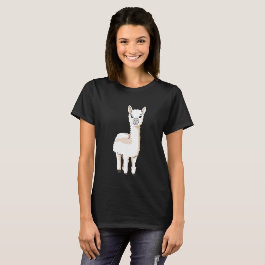 Alpaca Lama T-shirt (Voorkant volledig)