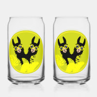 Alpaca lama tweeling