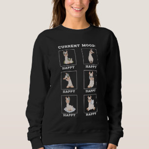 Alpaca Lama vult huidige stemming altijd Happy Six Trui