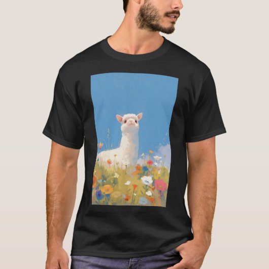 Alpaca Lentedipiteit T-shirt (Voorkant)