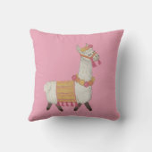 Alpaca leuk heldere kinder kamerkussen kussen (Achterkant)