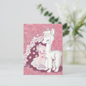 Alpaca Liefde Briefkaart (Staand voorkant)