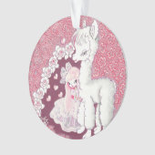 Alpaca Liefde Ornament (voorkant)