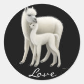 Alpaca Liefde Sticker (Voorkant)