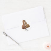 Alpaca Liefde Sticker (Envelop)