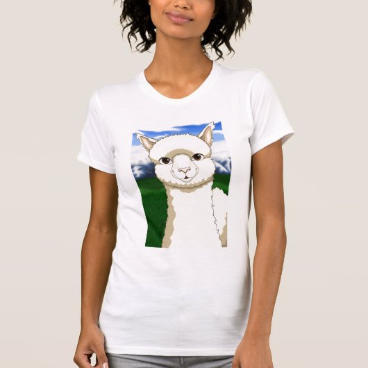 Alpaca-liefde T-shirt (Voorkant)
