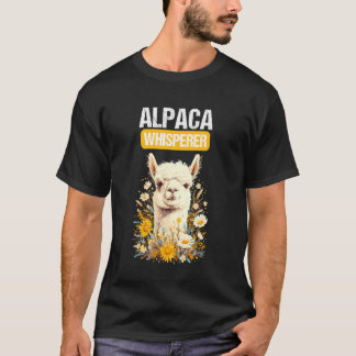 Alpaca liefhebbers Alpaca fluisteraar T-shirt