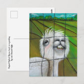 Alpaca - Little Dreamweaver briefkaart (Voorkant / Achterkant)