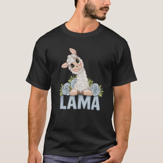 alpaca llama animal animal t-shirt (Voorkant)