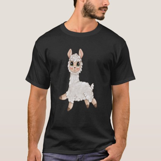 alpaca llama animal  llama t-shirt (Voorkant)