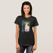 alpaca llama animal mexico cinco de mayo let's fie t-shirt (Voorkant volledig)