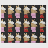 ALPACA LLAMA CHRISTMAS Wrapping Paper Cadeaupapier (Vlak)
