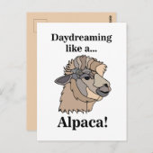 Alpaca Llama Funny Animal Briefkaart (Voorkant / Achterkant)