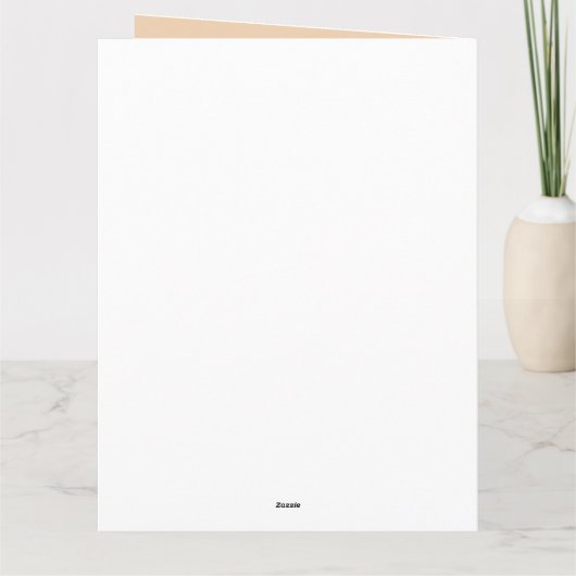 Alpaca Llama Funny Kaart (Achterkant)