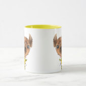 Alpaca Llama met zonnebloemen Mok (Midden)