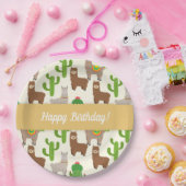Alpaca/Llama Papieren Bordje (Feest)