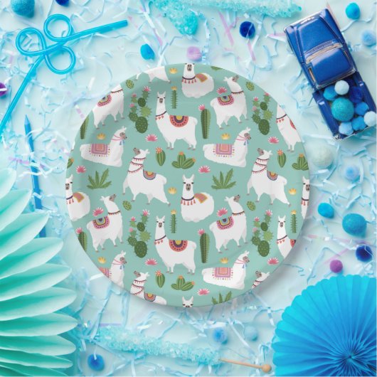 Alpaca/Llama Papieren Bordje (Feest)