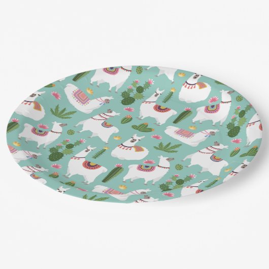 Alpaca/Llama Papieren Bordje (Gekanteld)