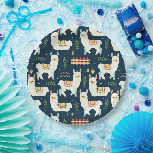 Alpaca/Llama Papieren Bordje (Feest)