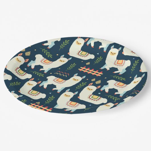 Alpaca/Llama Papieren Bordje (Gekanteld)