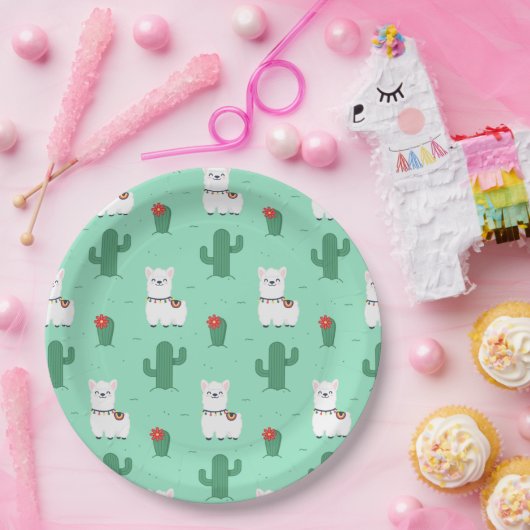 Alpaca/Llama Papieren Bordje (Feest)