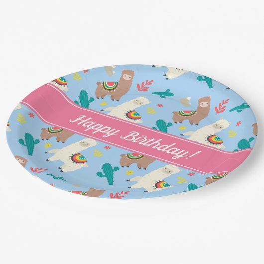 Alpaca/Llama Papieren Bordje (Gekanteld)