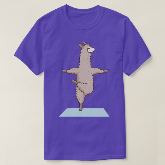 Alpaca Llama Yoga Sport Funny Gymnastics Gymnastie T-shirt (Design voorkant)