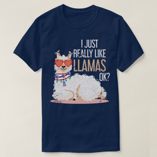 Alpaca Llama Zoo Animal Gift Llama T-shirt (Design voorkant)