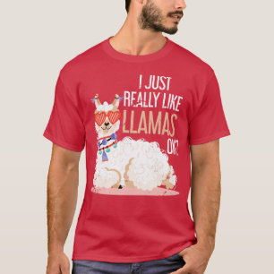 Alpaca Llama Zoo Animal Gift Llama T-shirt