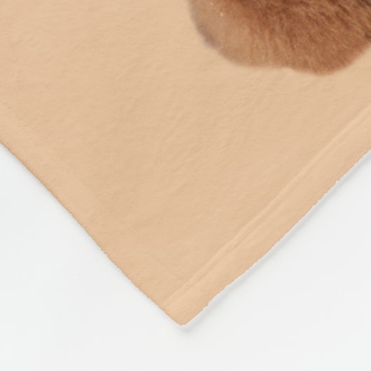 Alpaca Logo met alpaca's, Fleece Deken (Hoek)