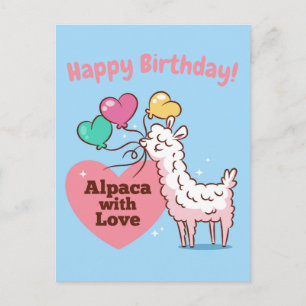 Alpaca Love Briefkaart